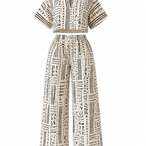 Ensemble MELA – Top Court & Pantalon Palazzo